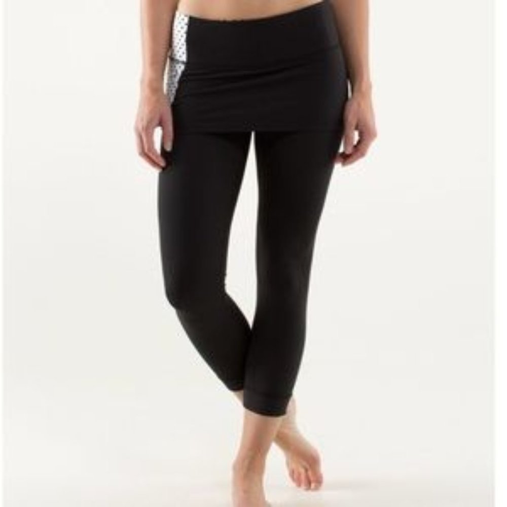 Lululemon A Go Go Crop In Mod Dot Print - image 1